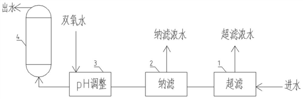 A kind of treatment device and method of hypophosphite in electroless nickel plating waste liquid