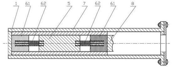 The gear and the rack reciprocate to the end point automatic limit device