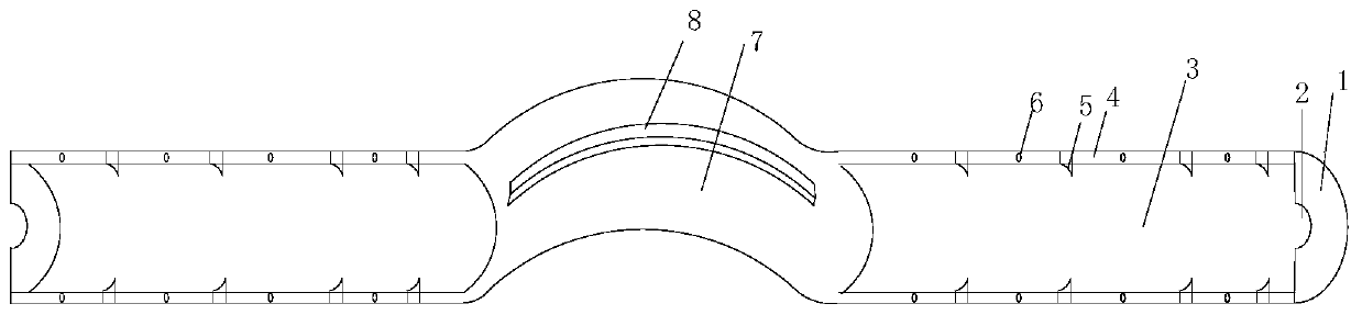 Electric pole cross arm device capable of preventing nesting of birds and installation method thereof