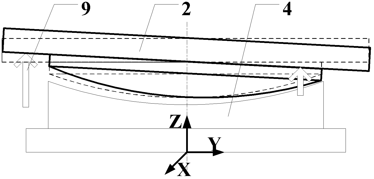 Wide-range tilt-adjusting and aligning workbench based on aerostatic bearing technology