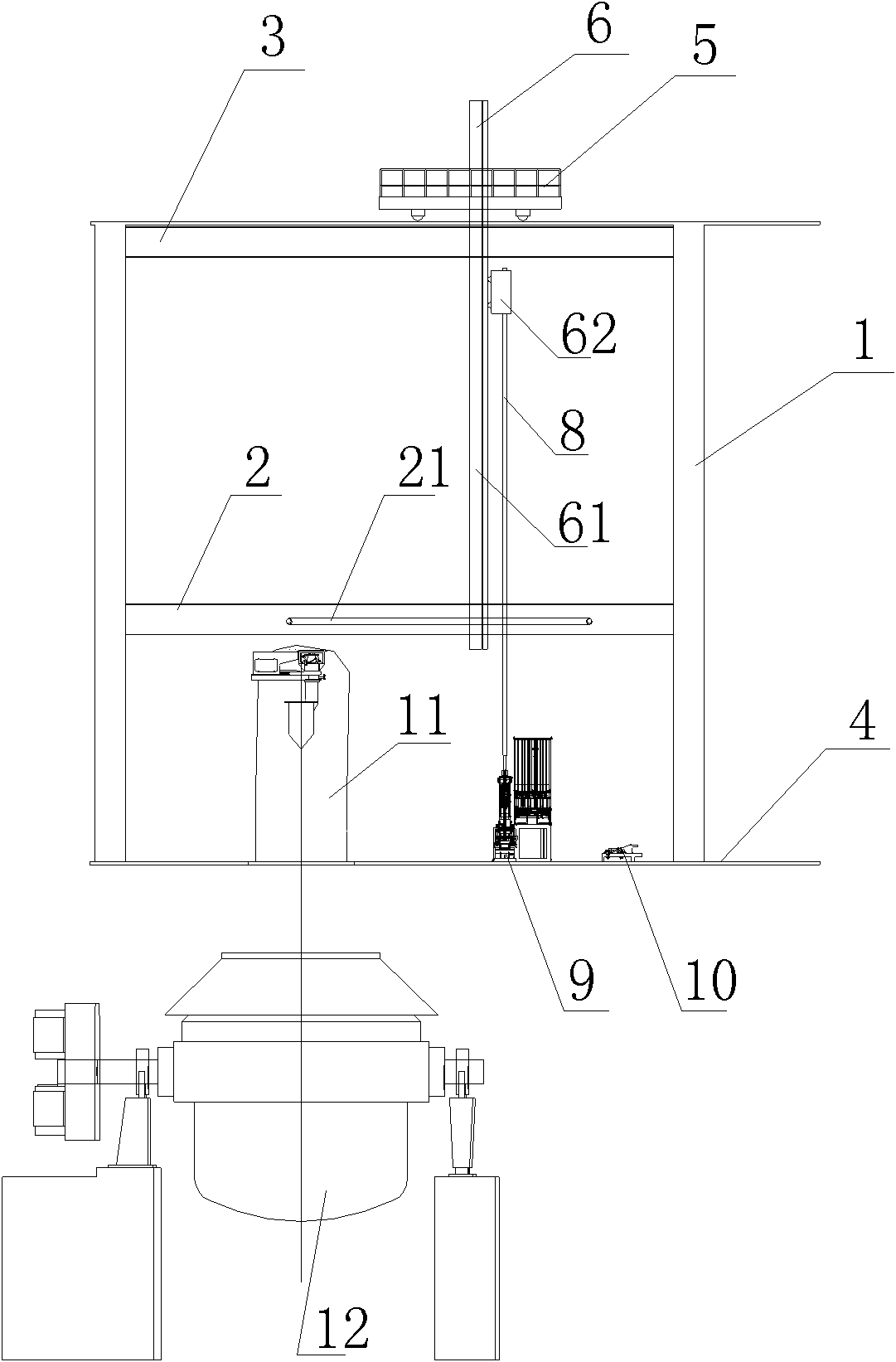 Telescopic shifting converter sublance device and using method thereof