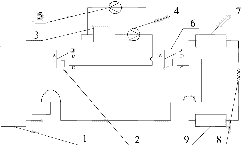 Air conditioner and heating water system