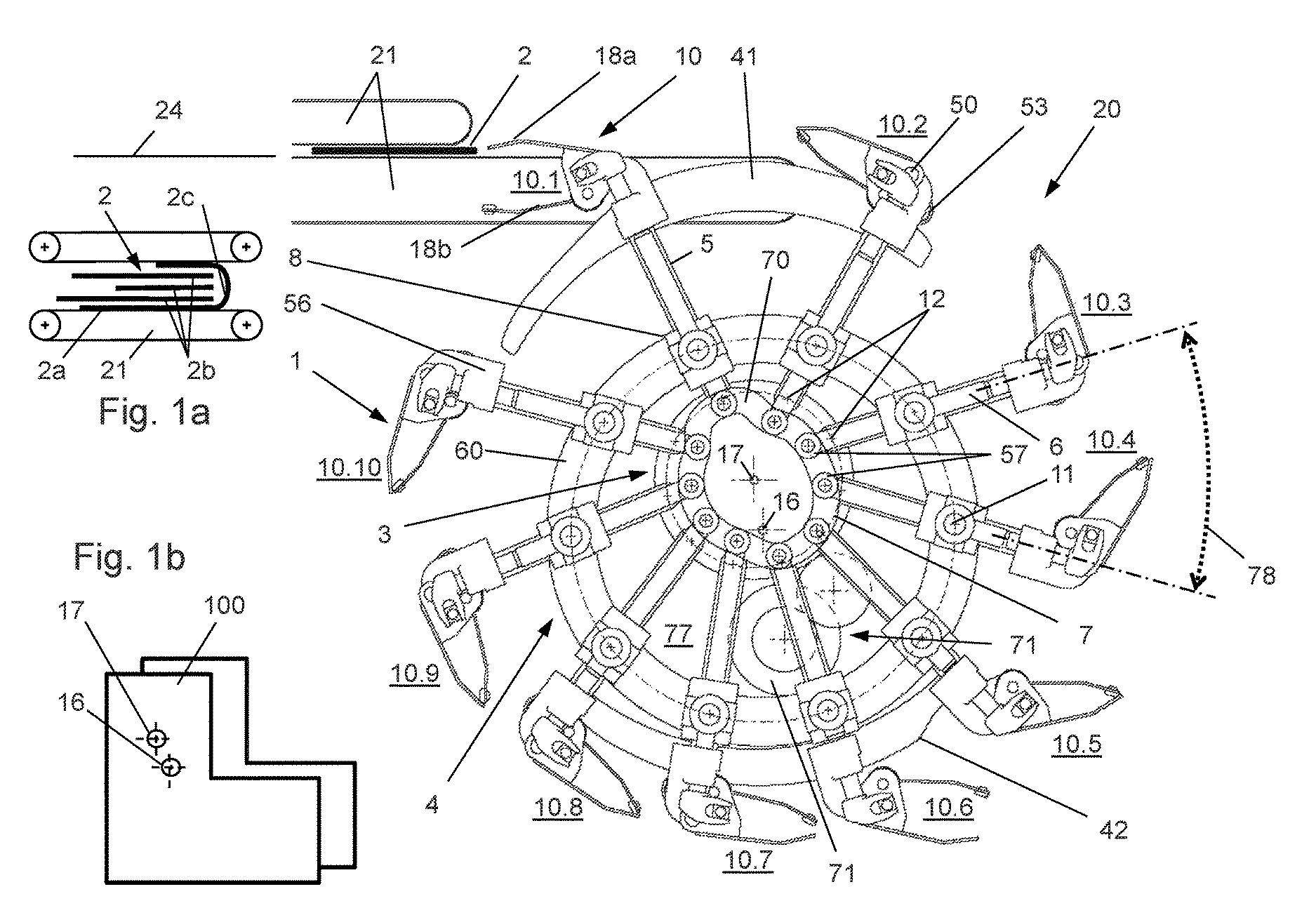 Apparatus and method for forming a stack of advertising material compilations