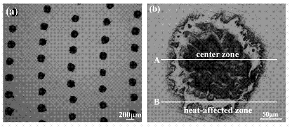 Machining method for manufacturing regular microtexture on surface of metal matrix or coating