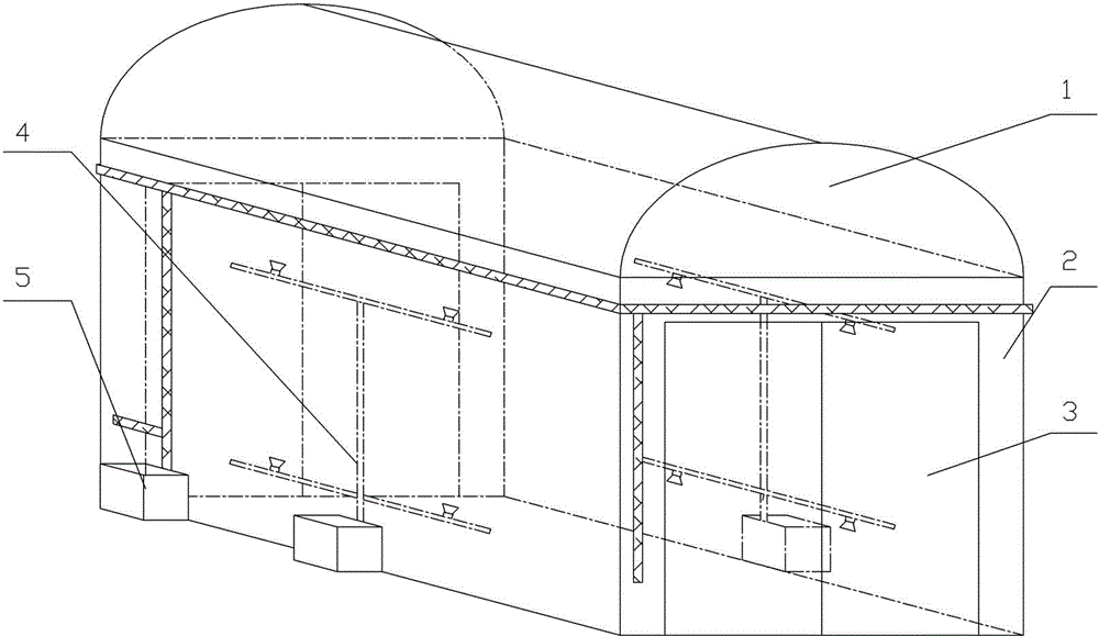 Closed pressurized aerosol disinfection channel