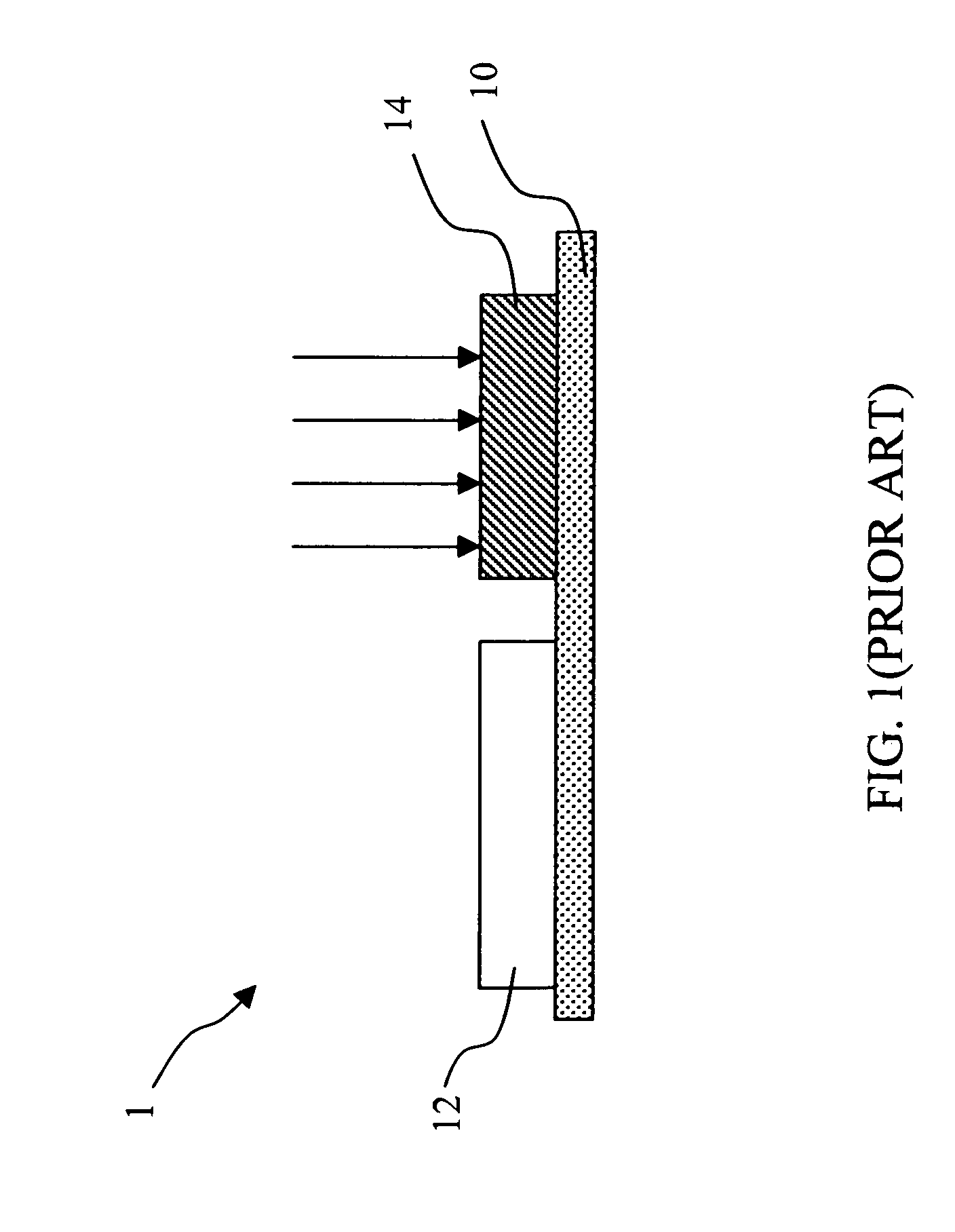 Package structure of a stack-type light-sensing element and package method thereof