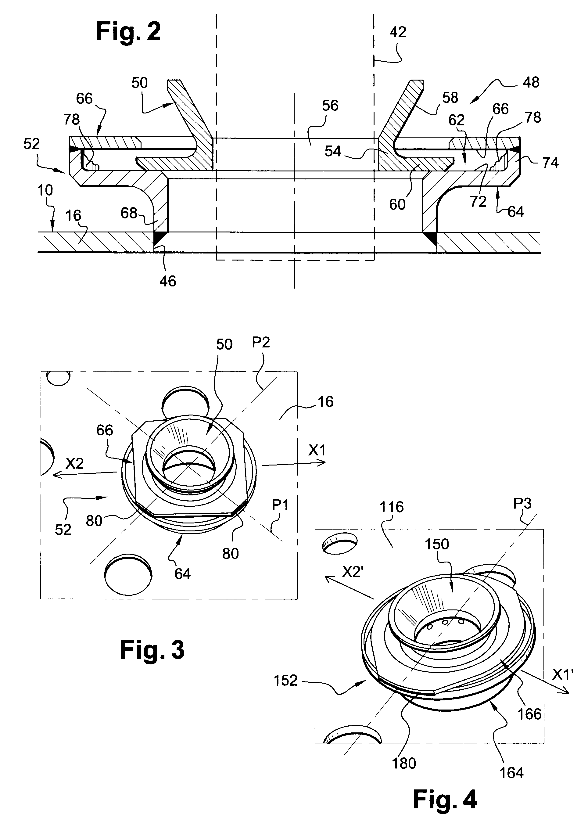 Device for guiding an element in an orifice in a wall of a turbomachine combustion chamber