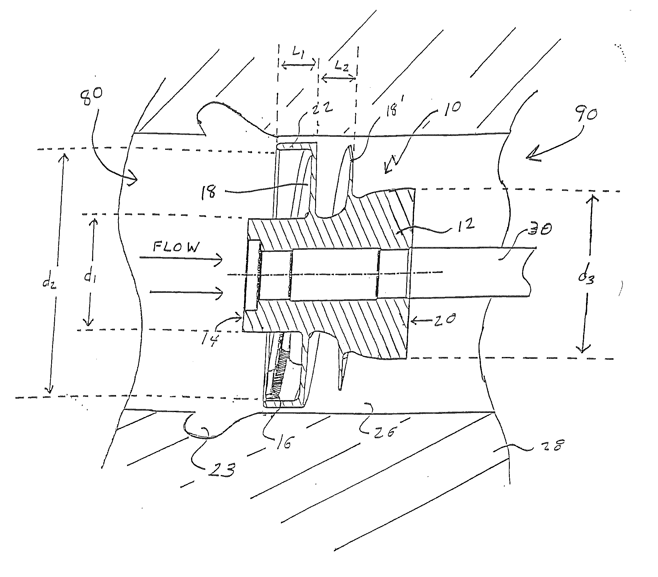 Inducer with Cavitation Instability Controls to Reduce Vibrations and Radial Loads