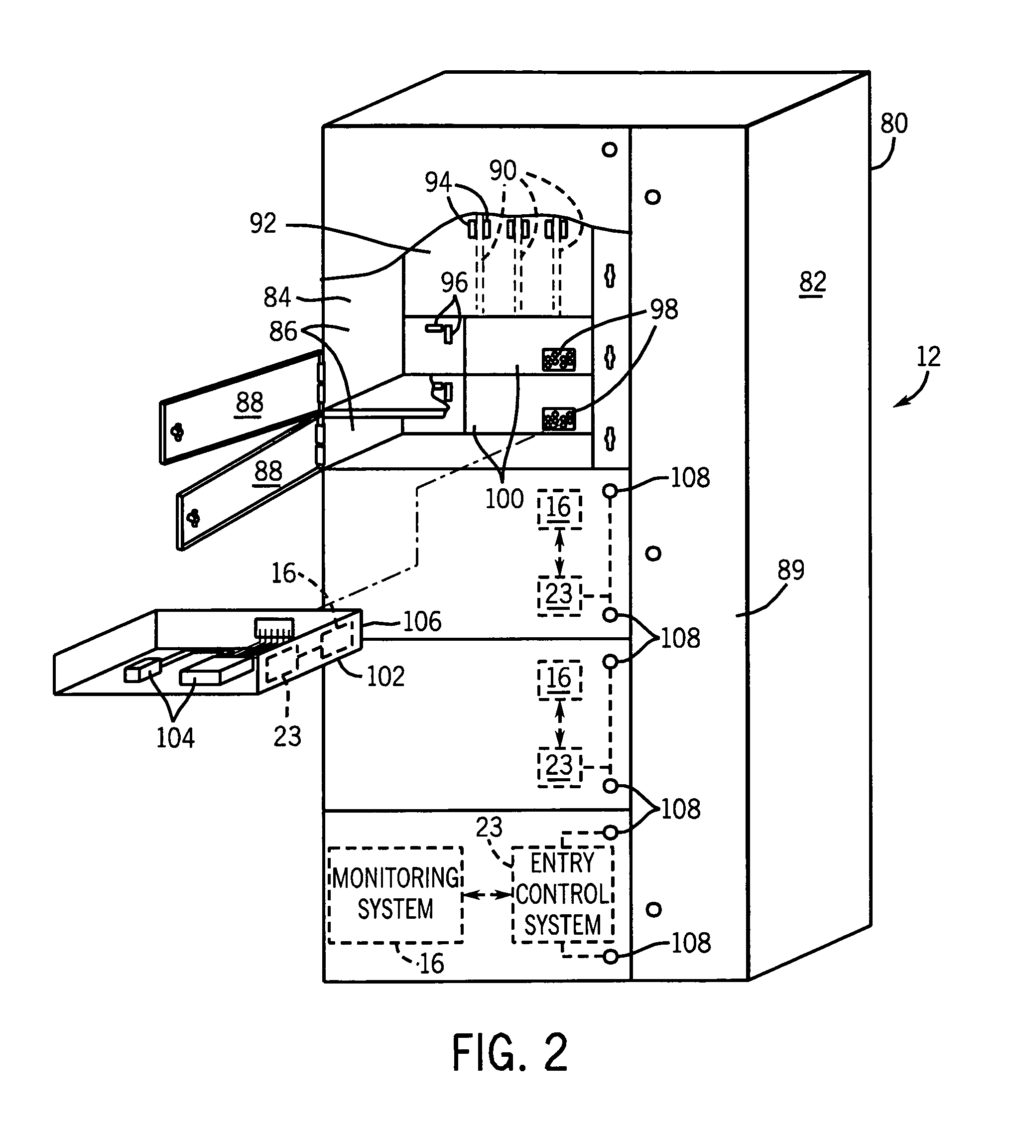 System and method for automatically securing a motor control center