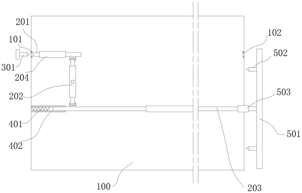 Mechanism for automatically locking and loosening plurality of forms for mold erection production