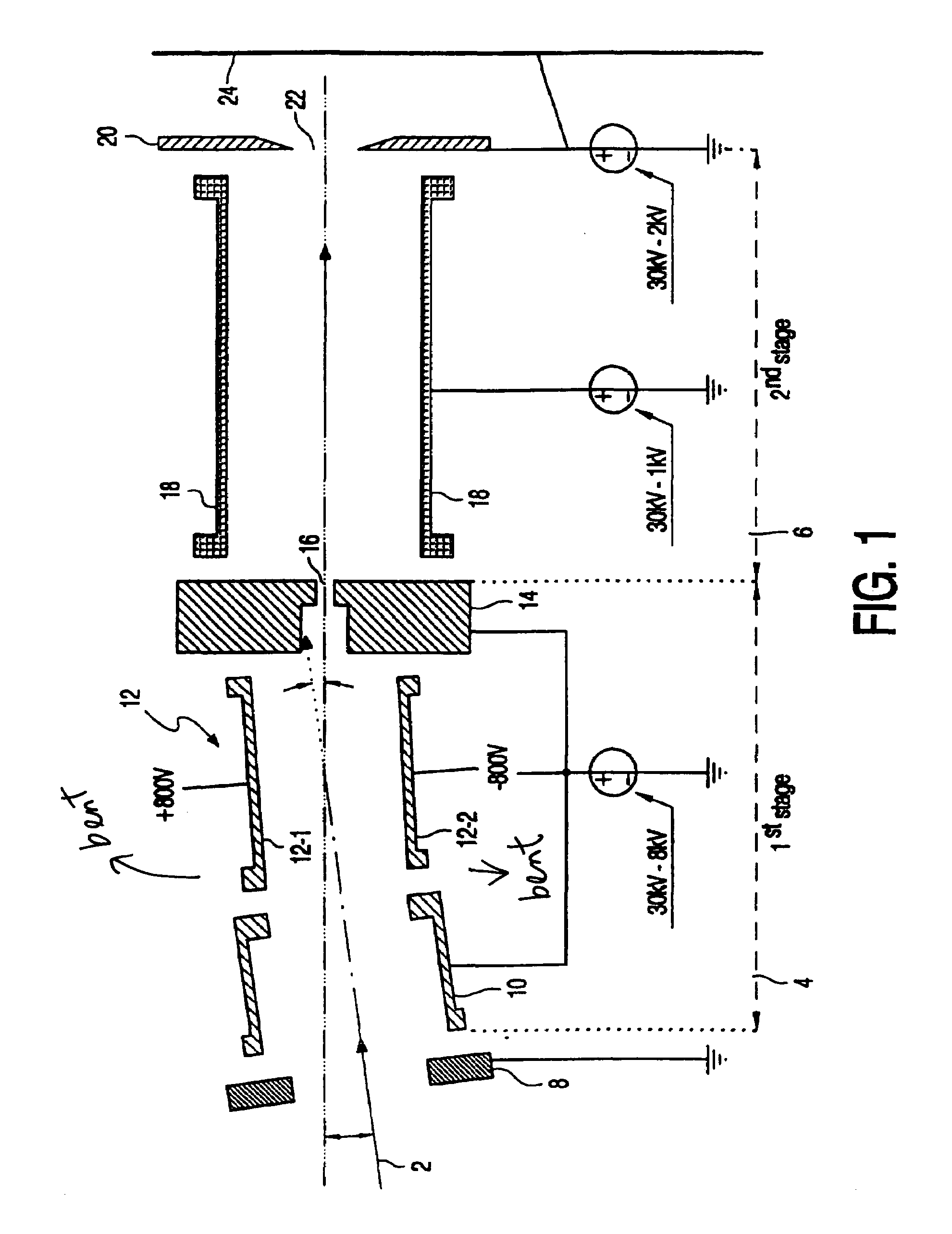 Electrostatic accelerator and ion implanting apparatus with the same