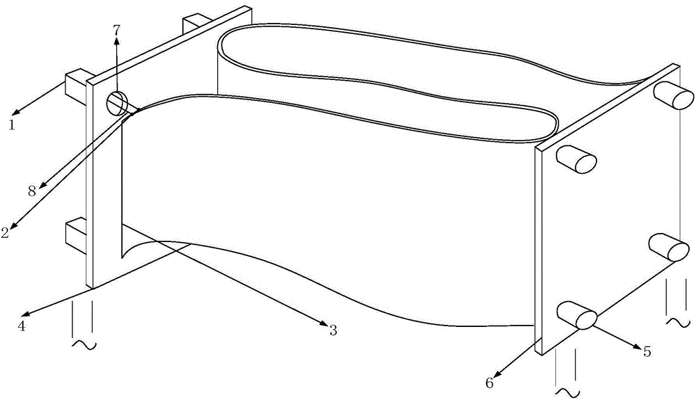 Low-thermoelectrical-potential scanning switch terminal connection mechanism based on flexible printed circuit board