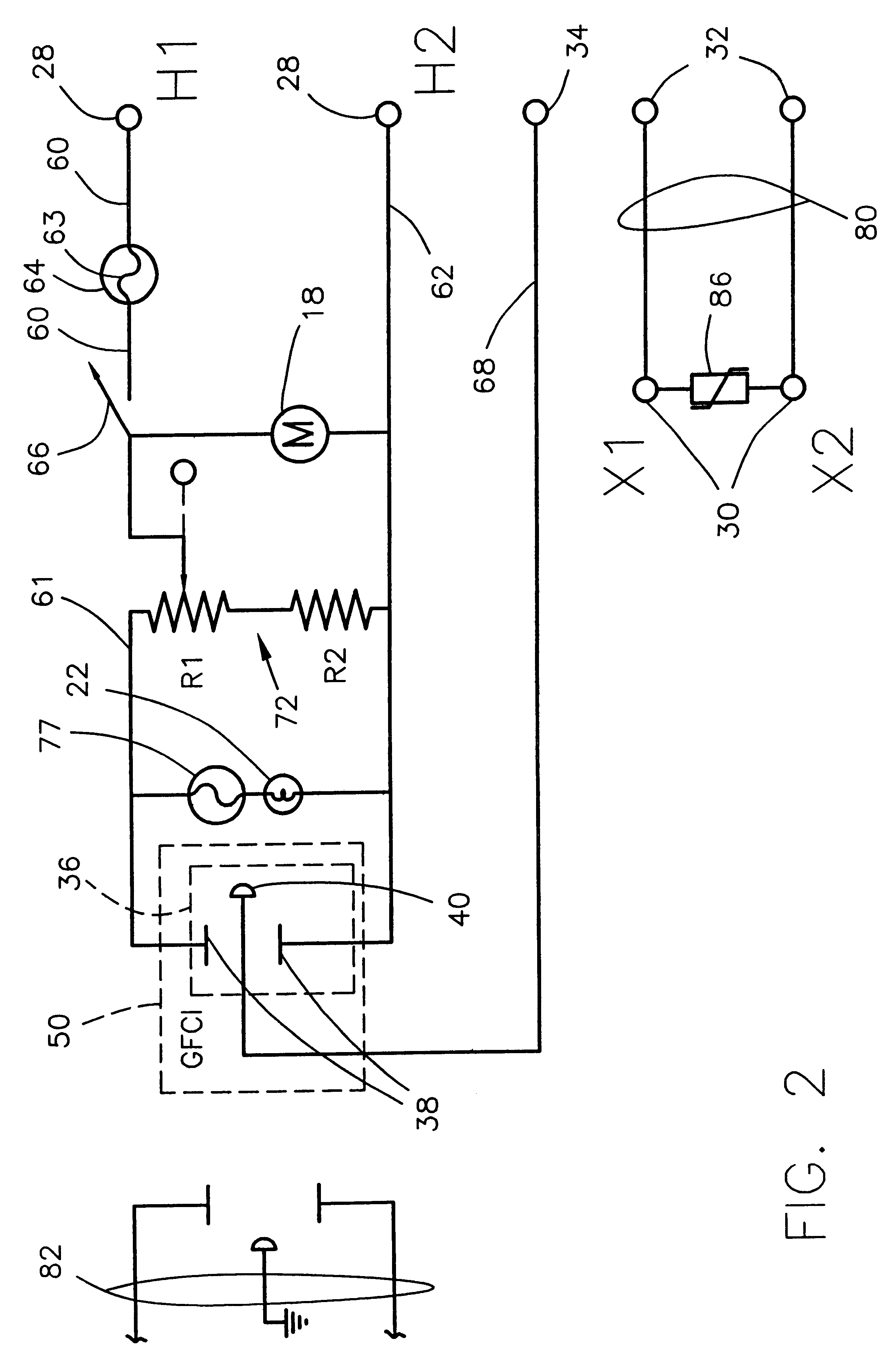 Transformer test control device