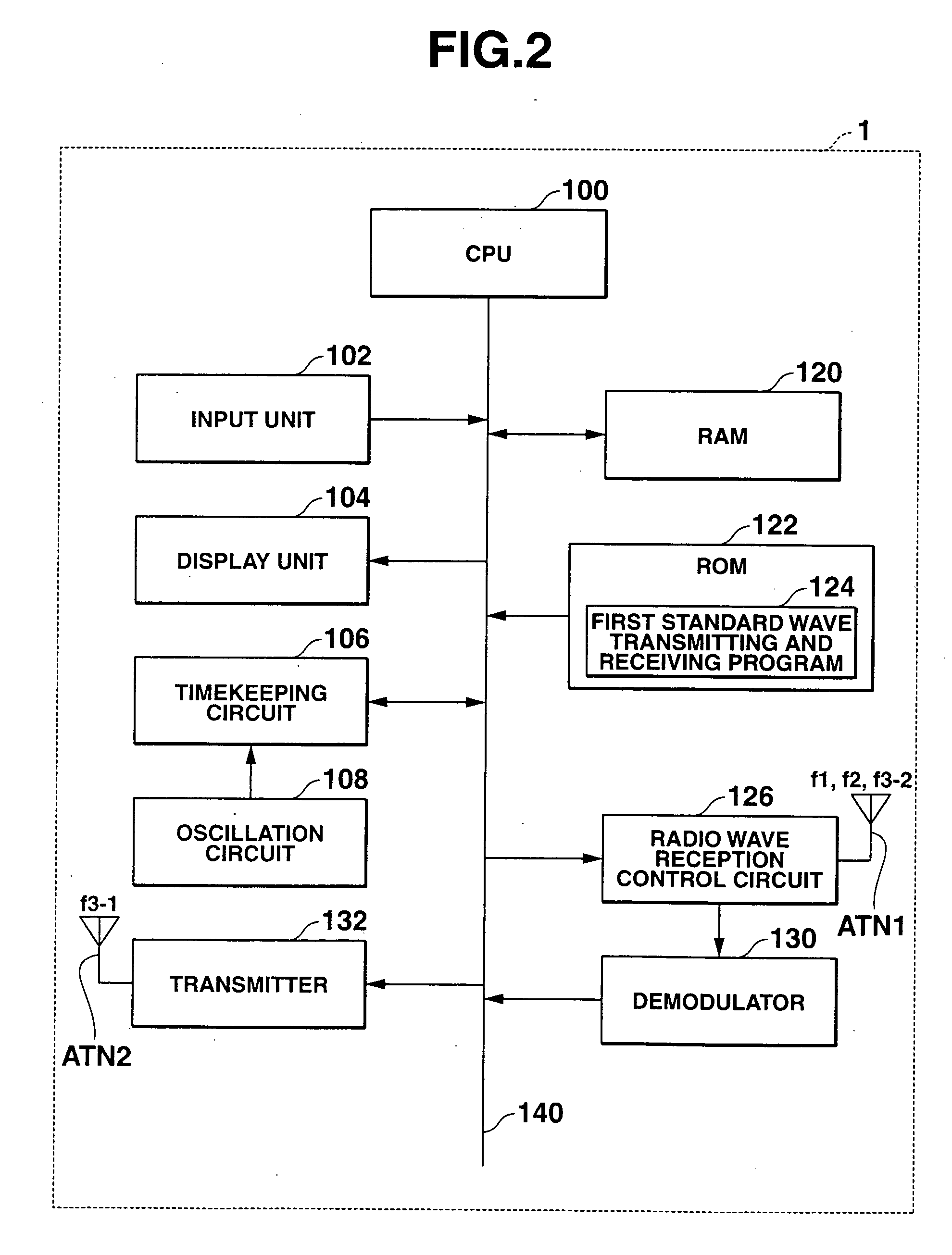 Radio wave receiving device and radio wave receiving circuit