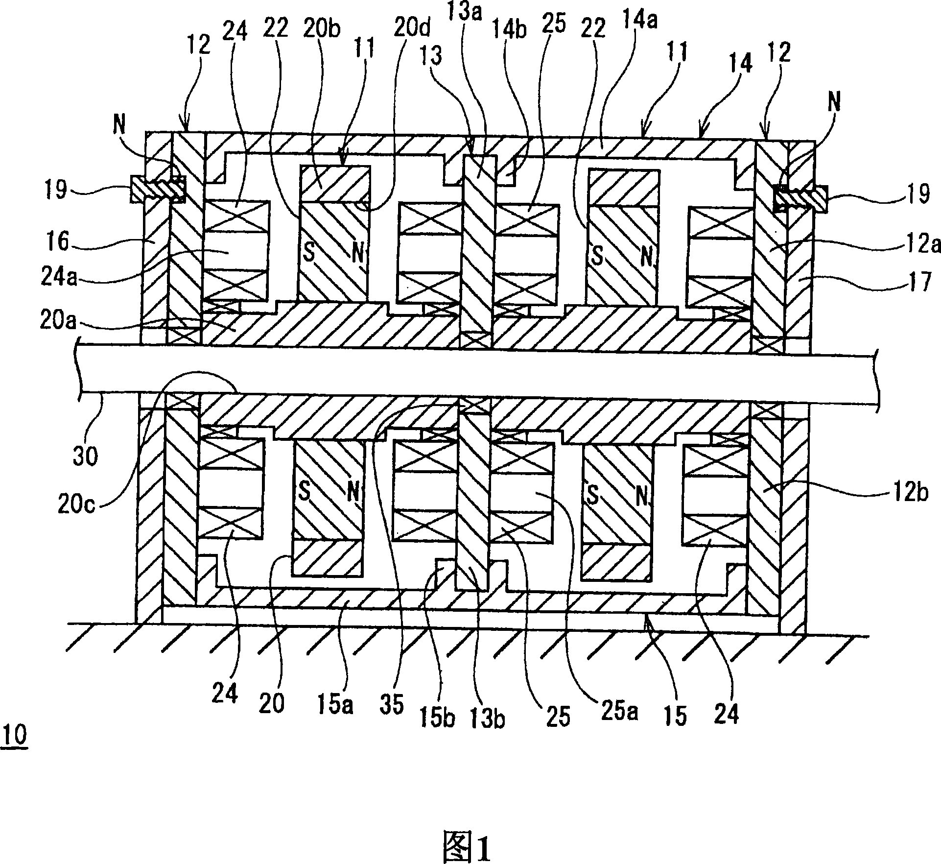 Axial gap motor