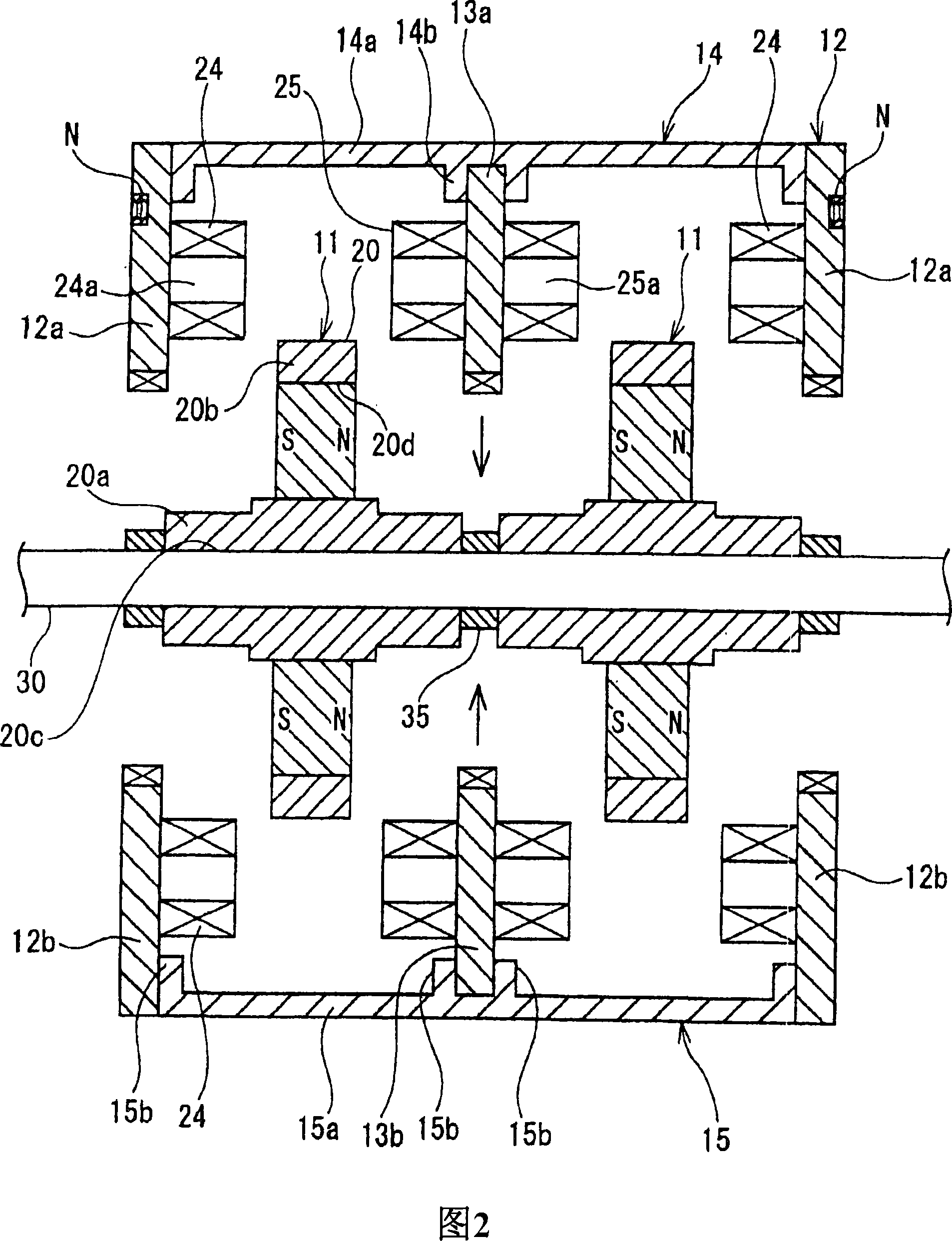 Axial gap motor