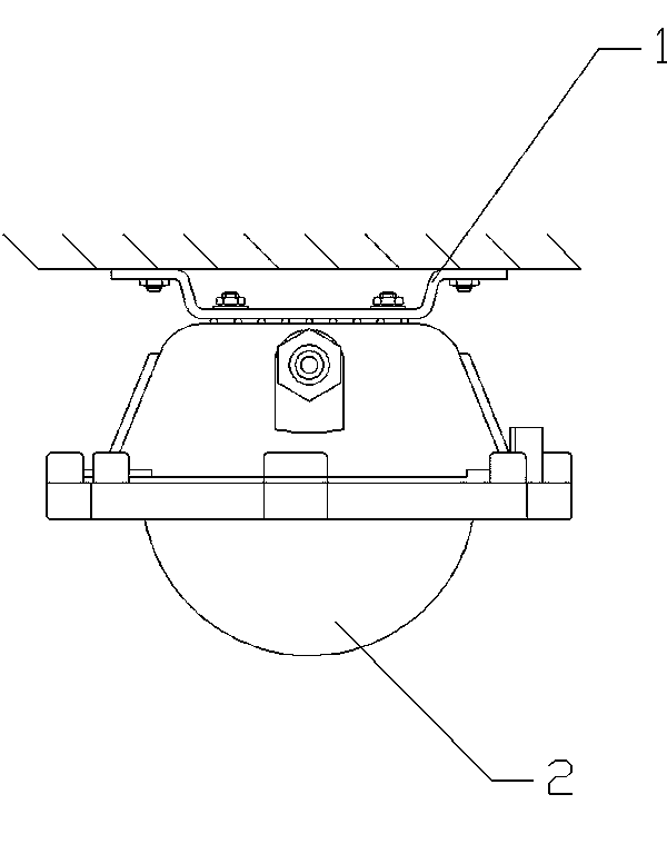 Installation support with changeable rotation angle