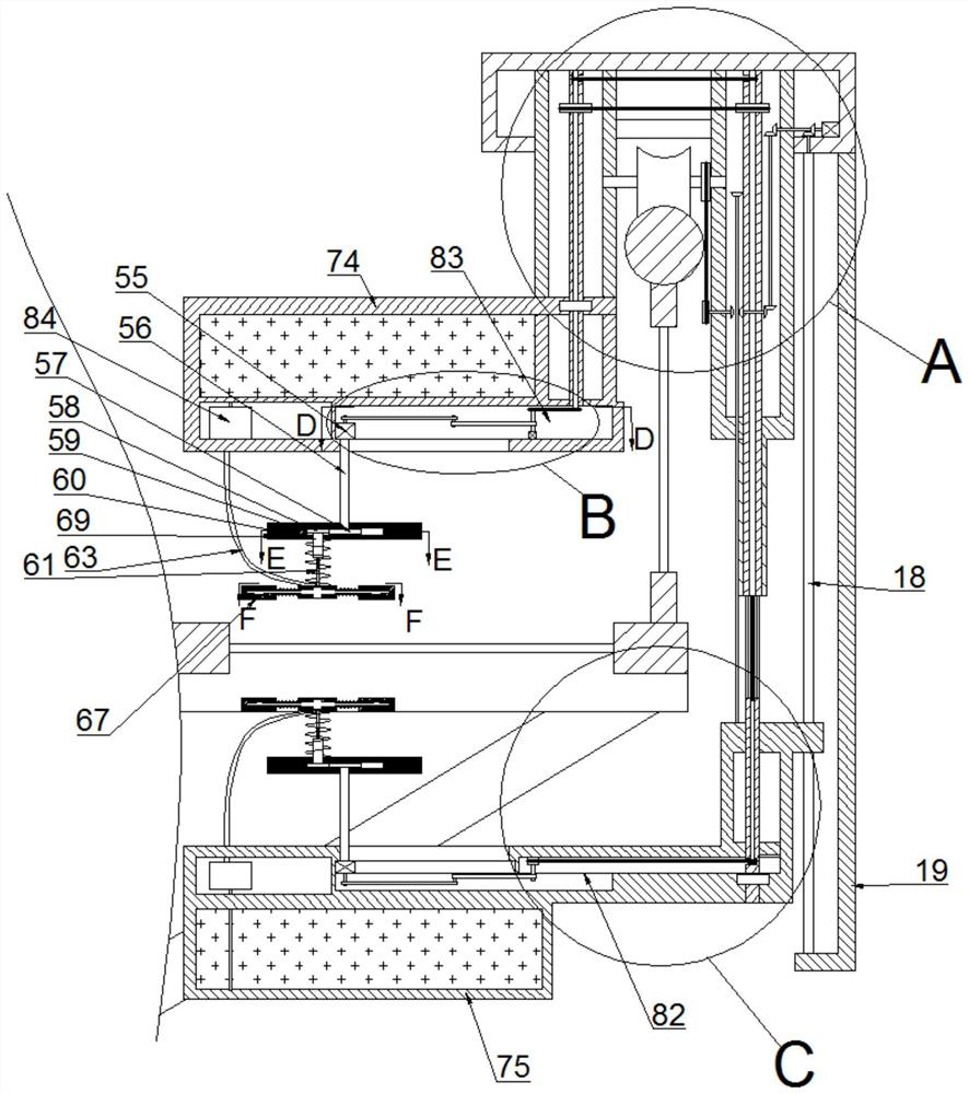 Wiping equipment for glass plank road