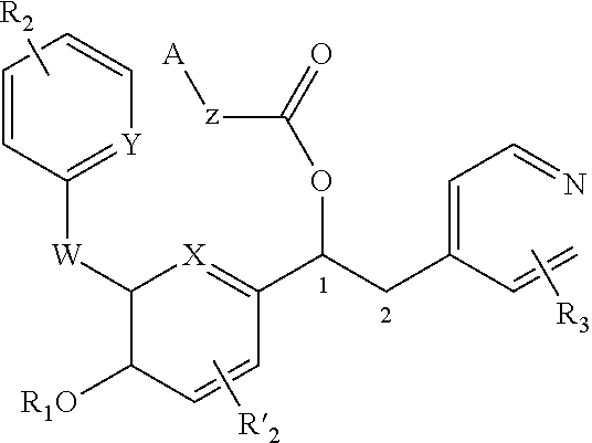 Derivatives of 1-phenyl-2-pyridinyl alkyl alcohols as phosphodiesterase inhibitors