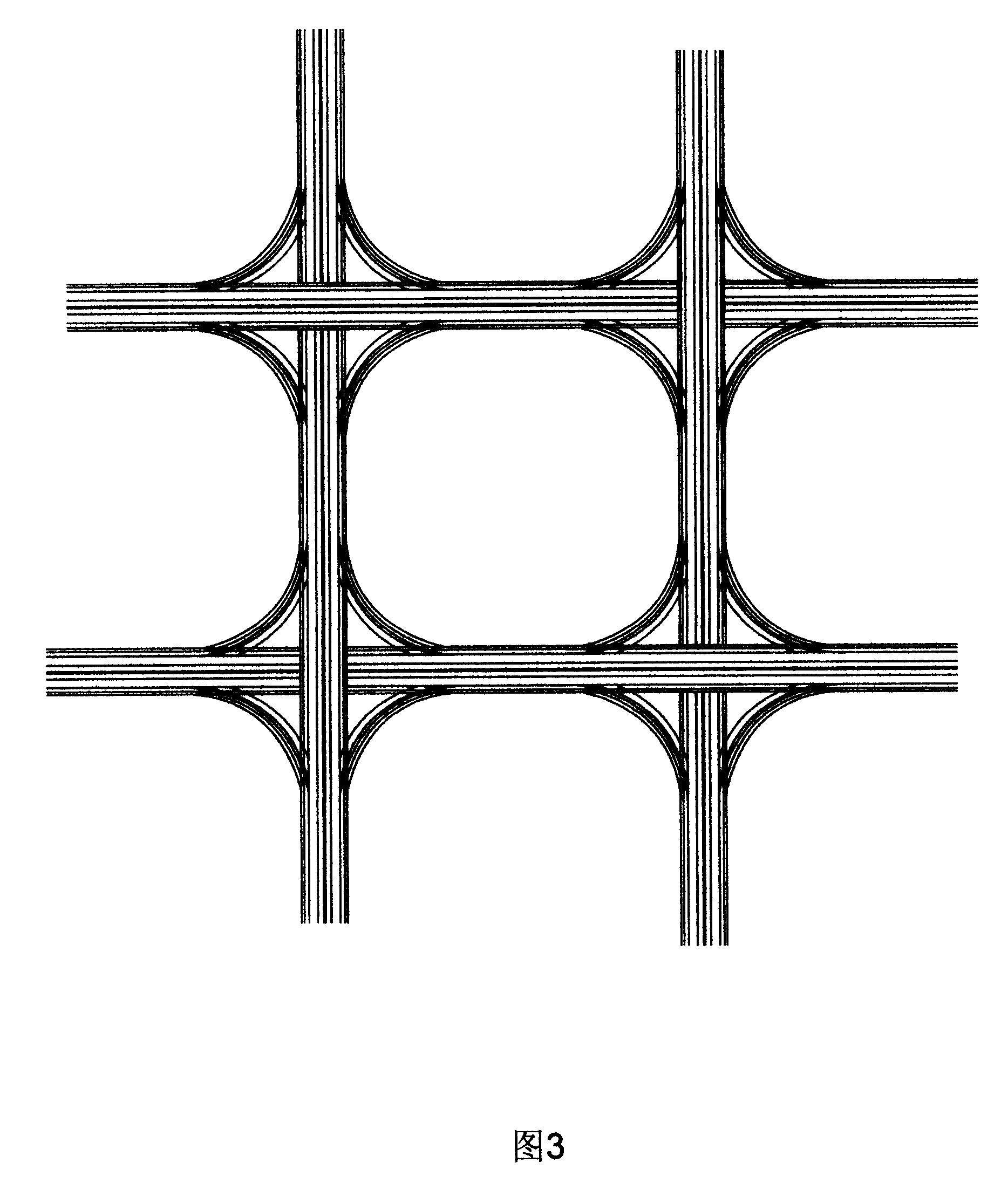 City road constitution and automobile running method