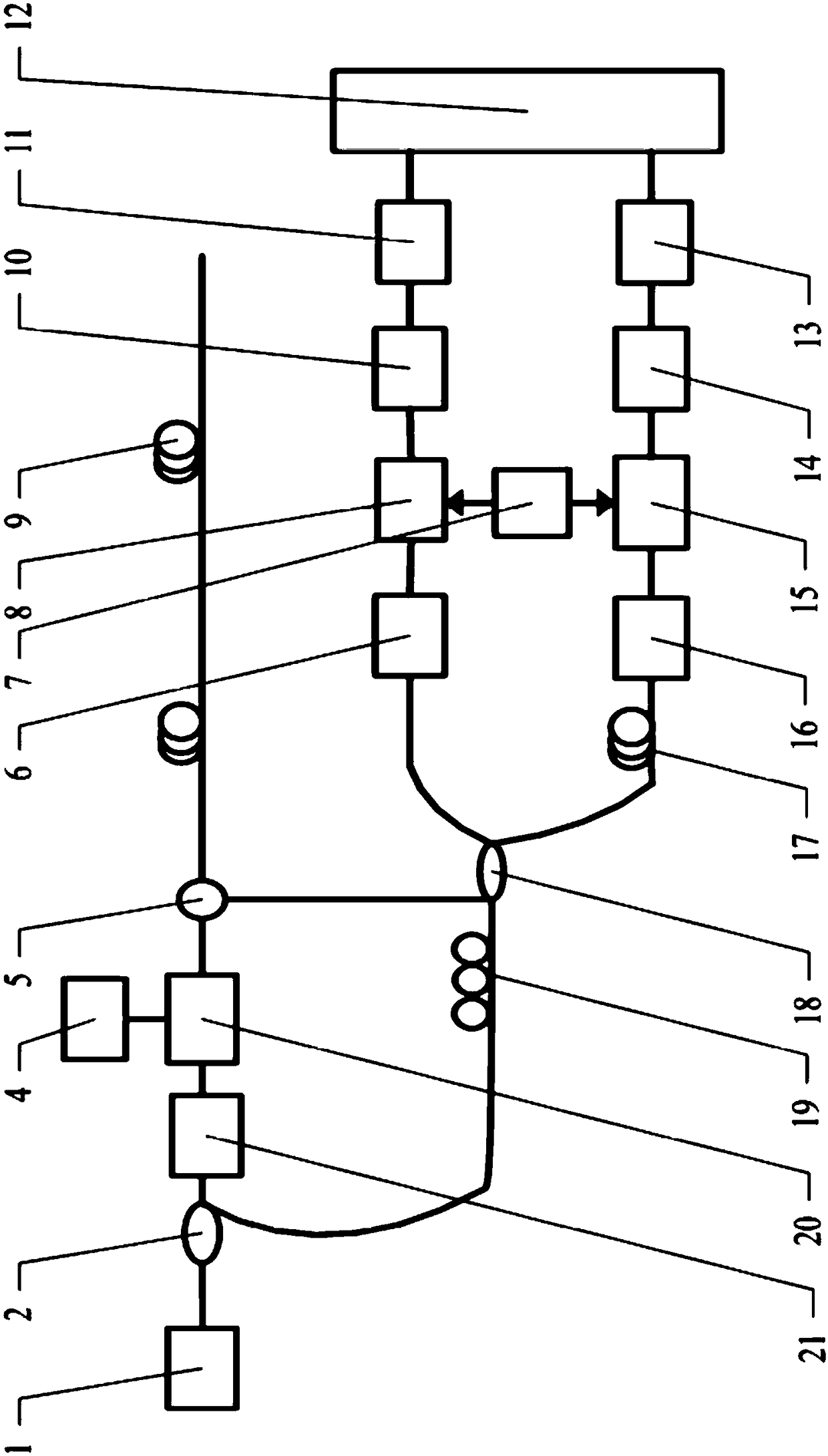 A phase-sensitive optical time domain reflectometer phase demodulation system and phase demodulation method