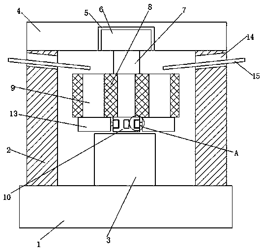 Quantitative feeding mechanism for roasting machine