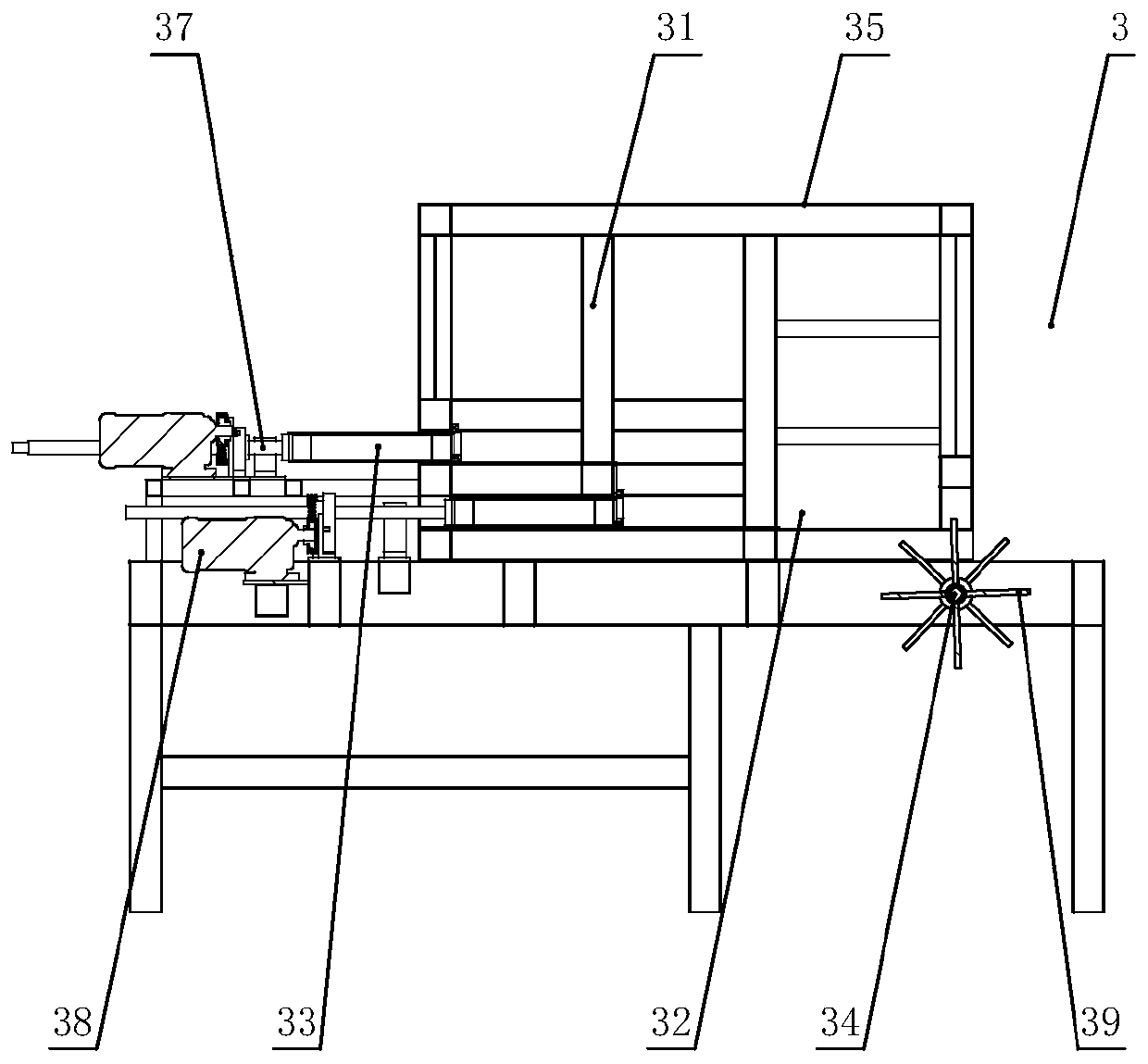 Vinasse spreading and airing machine