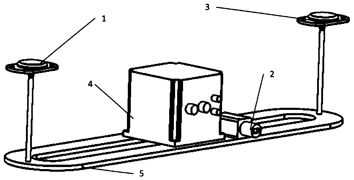 Inertial measurement unit and geomagnetic sensor integral calibration device and calibration method