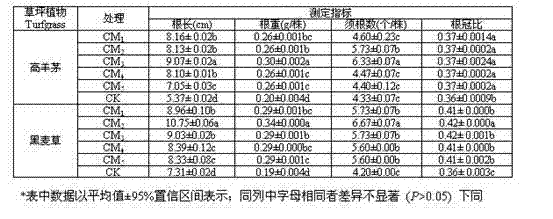 Application of rubbish compost compound bactericide in aspect of improving mineral nutrition in turfgrass