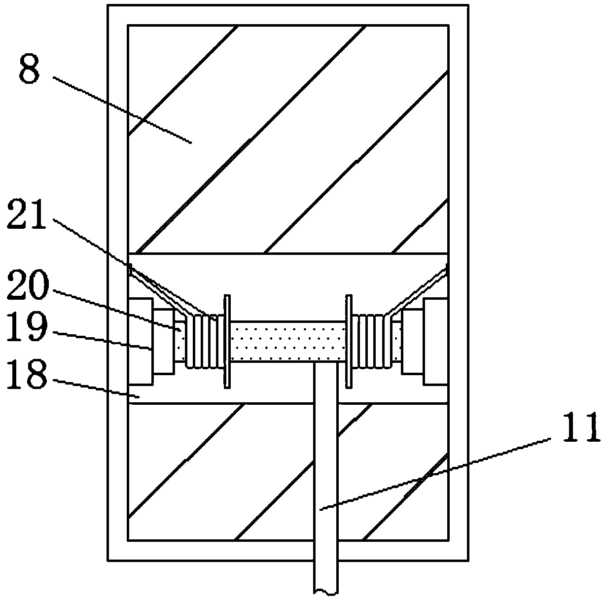 A mobile charging device for a new energy vehicle