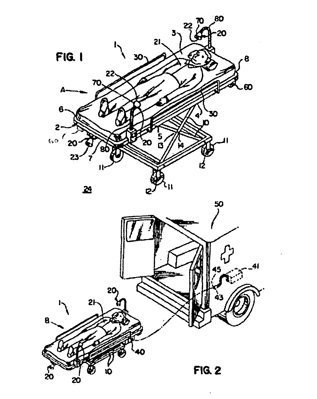 Medical transport safety apparatus with lighting system