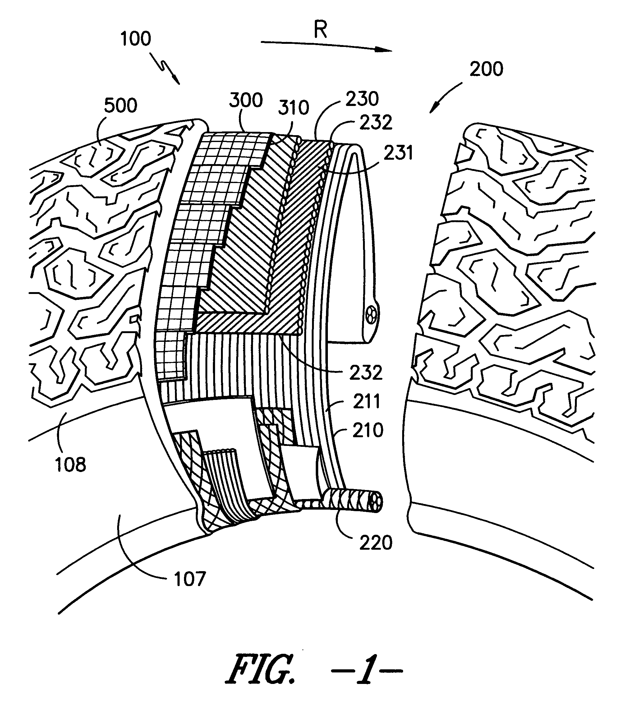 Leno cap ply for pneumatic tire