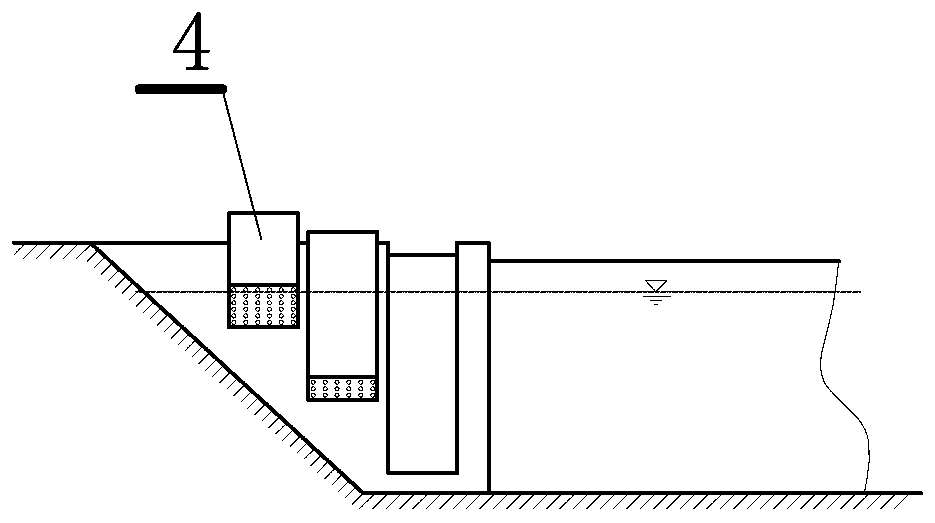 River bank type infiltration system and method with water body remediation function