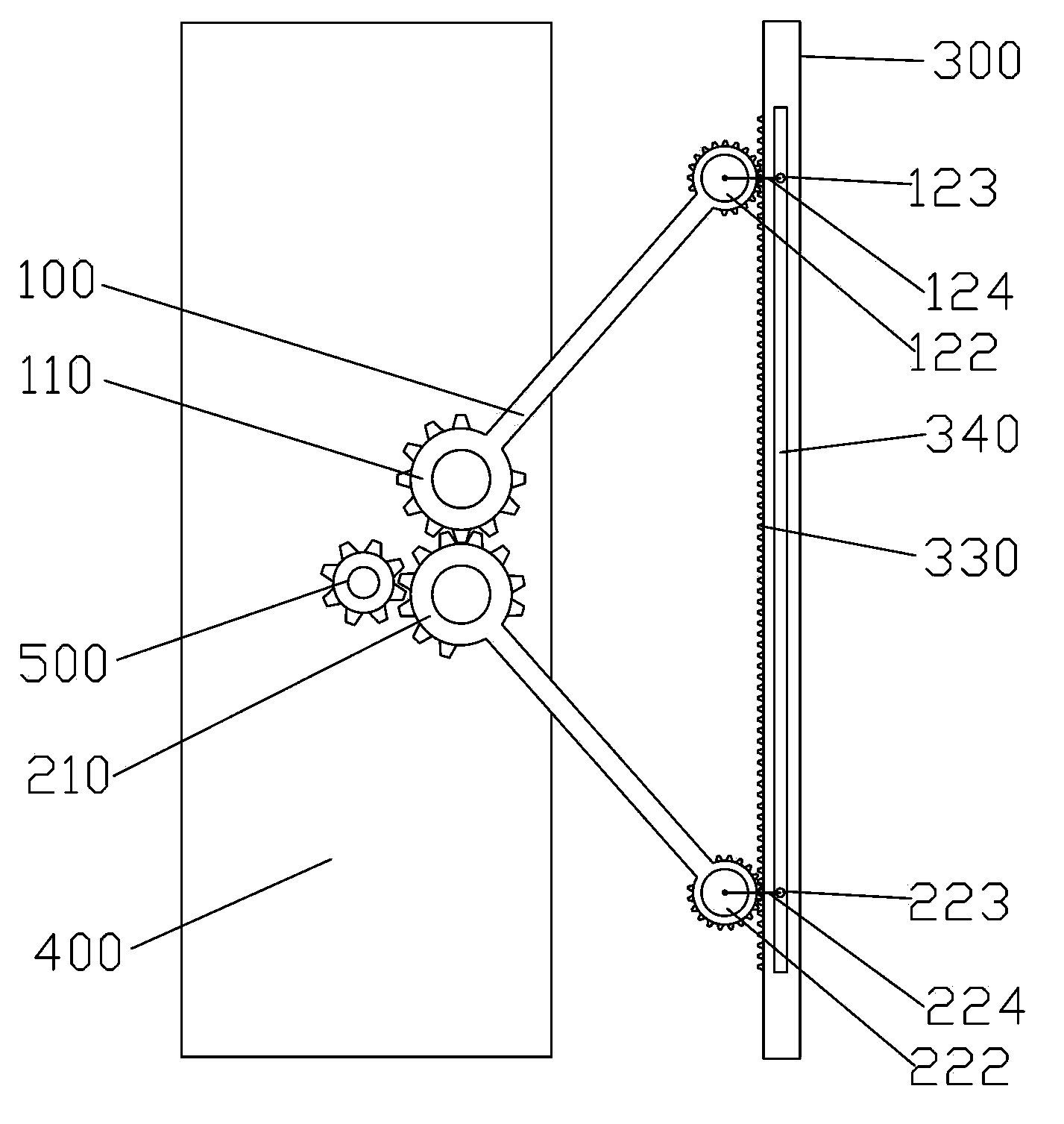 Surface board moving device