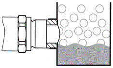 Warning device for accurately measuring liquid level and false liquid level of absorption tower