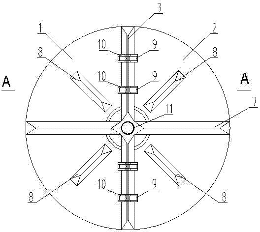 Novel butting type bird resisting cover for high-voltage transmission line