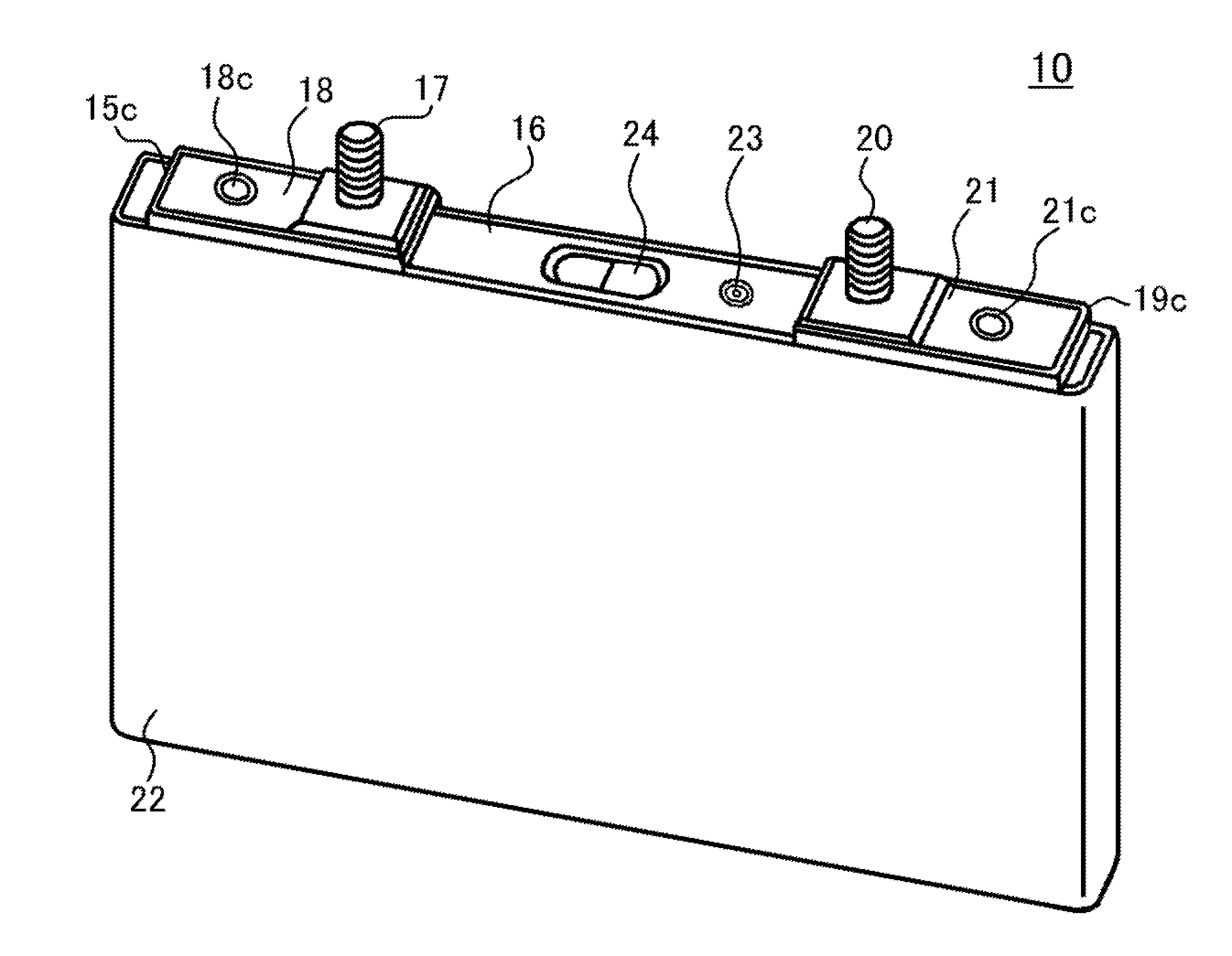 Prismatic secondary battery