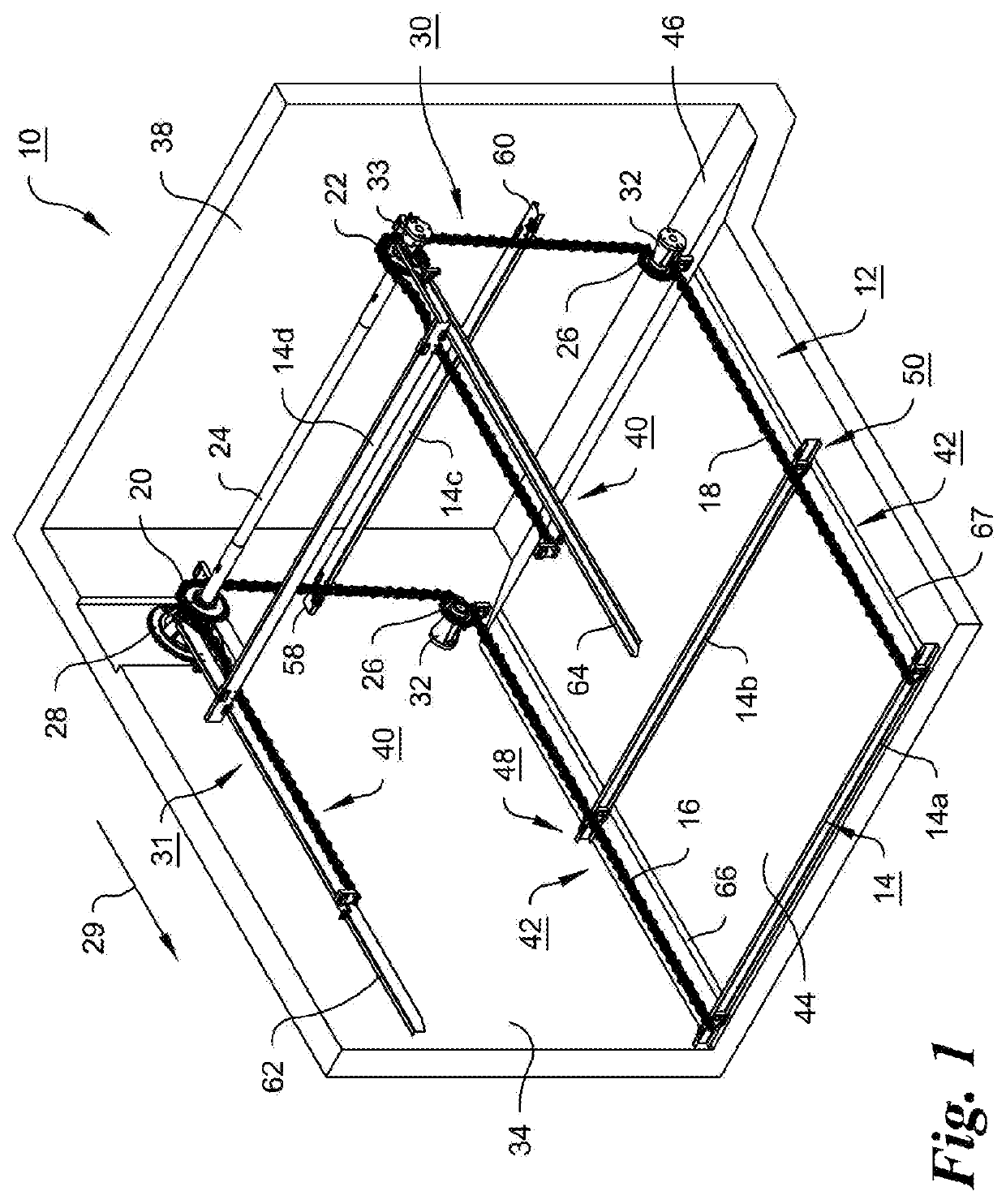 Conveyor chain and transverse member monitoring apparatus