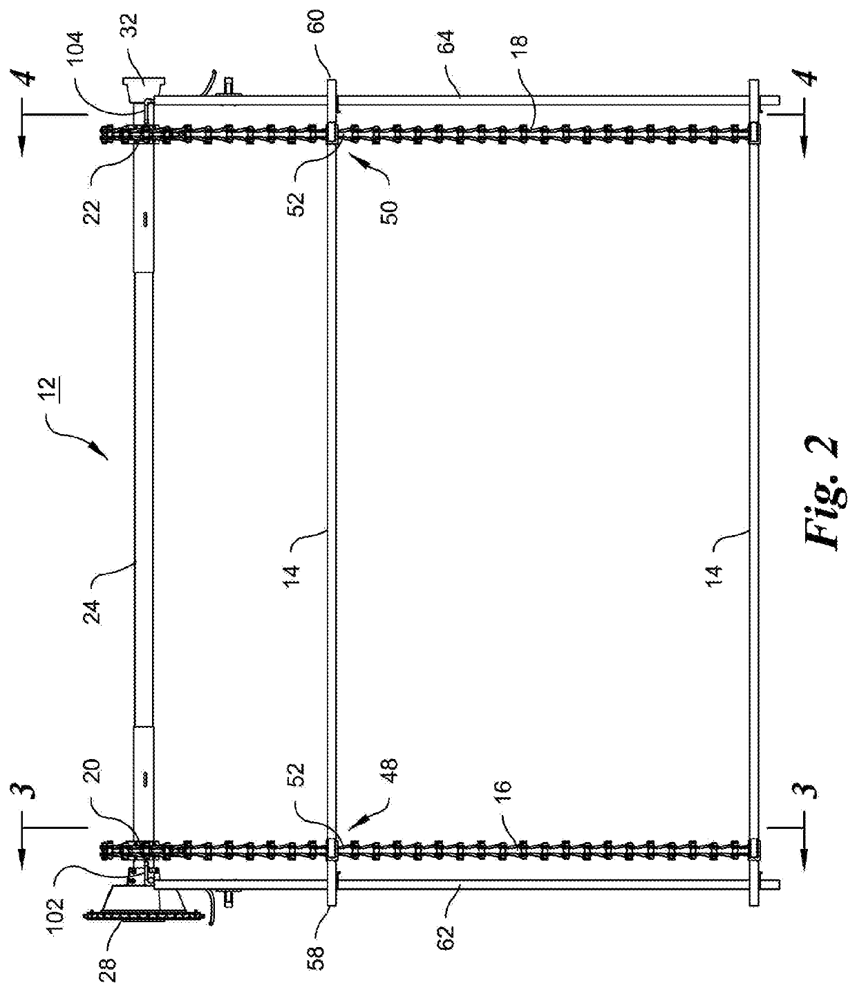 Conveyor chain and transverse member monitoring apparatus