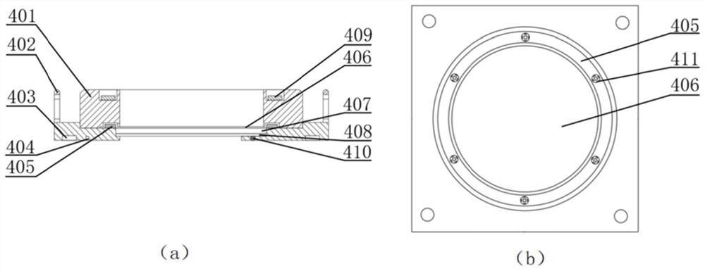 Projection type photocuring 3D printing device