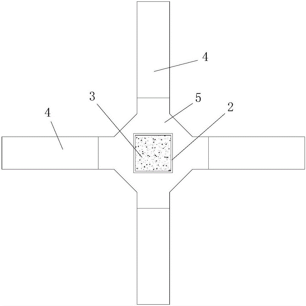 Concrete Steel Tube Column-Steel Beam External Diaphragm Joint Structure and Its Construction Method