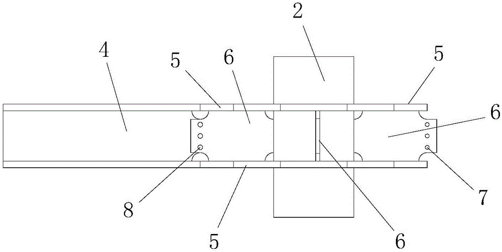 Concrete Steel Tube Column-Steel Beam External Diaphragm Joint Structure and Its Construction Method