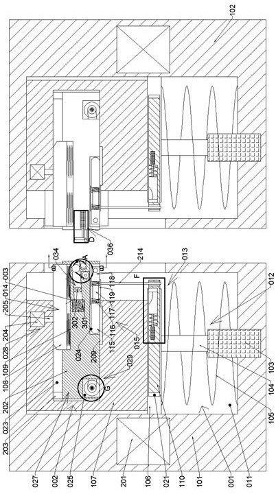 Equipment for braking falling elevator and protecting people against falling in elevator shaft