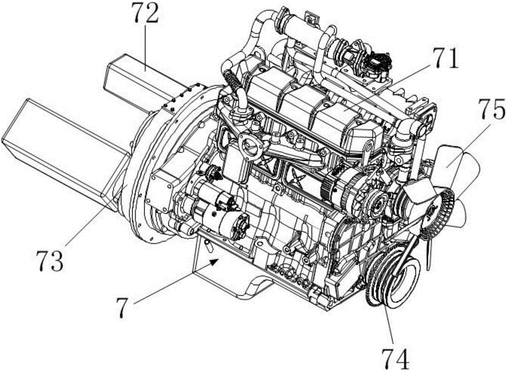 Collecting and bundling device of cane harvesting machine