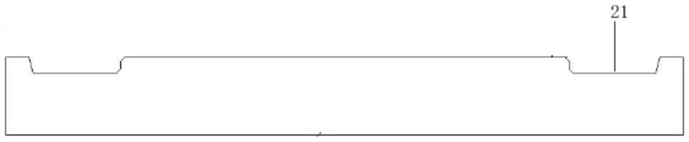 Building method and structure of drainage ditch of road reconstruction and extension roadbed