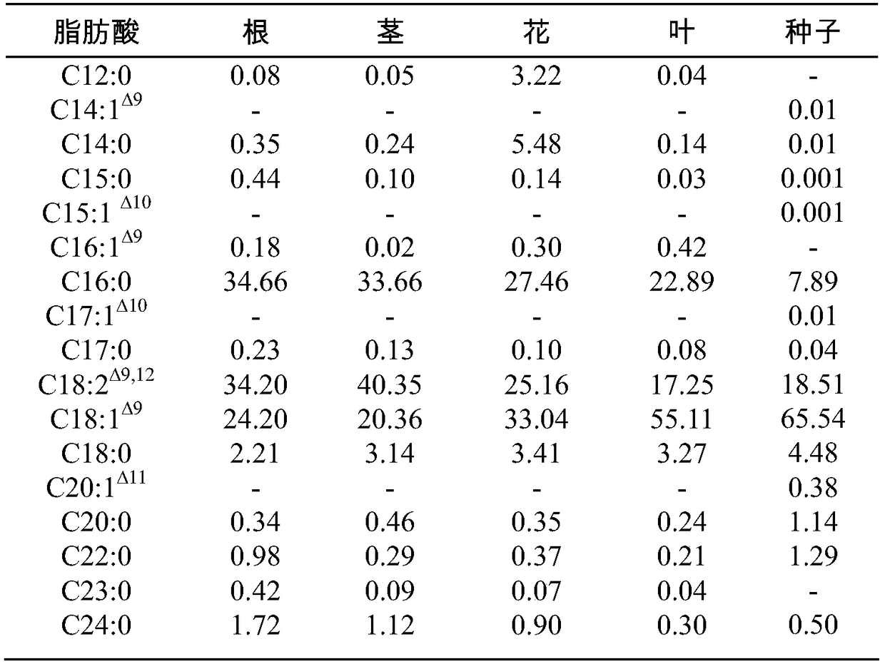 A Simple Method for Extracting and Determining Peanut Fatty Acids