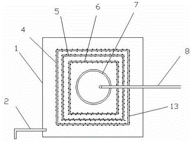 Water purification device employing immobilized microorganisms