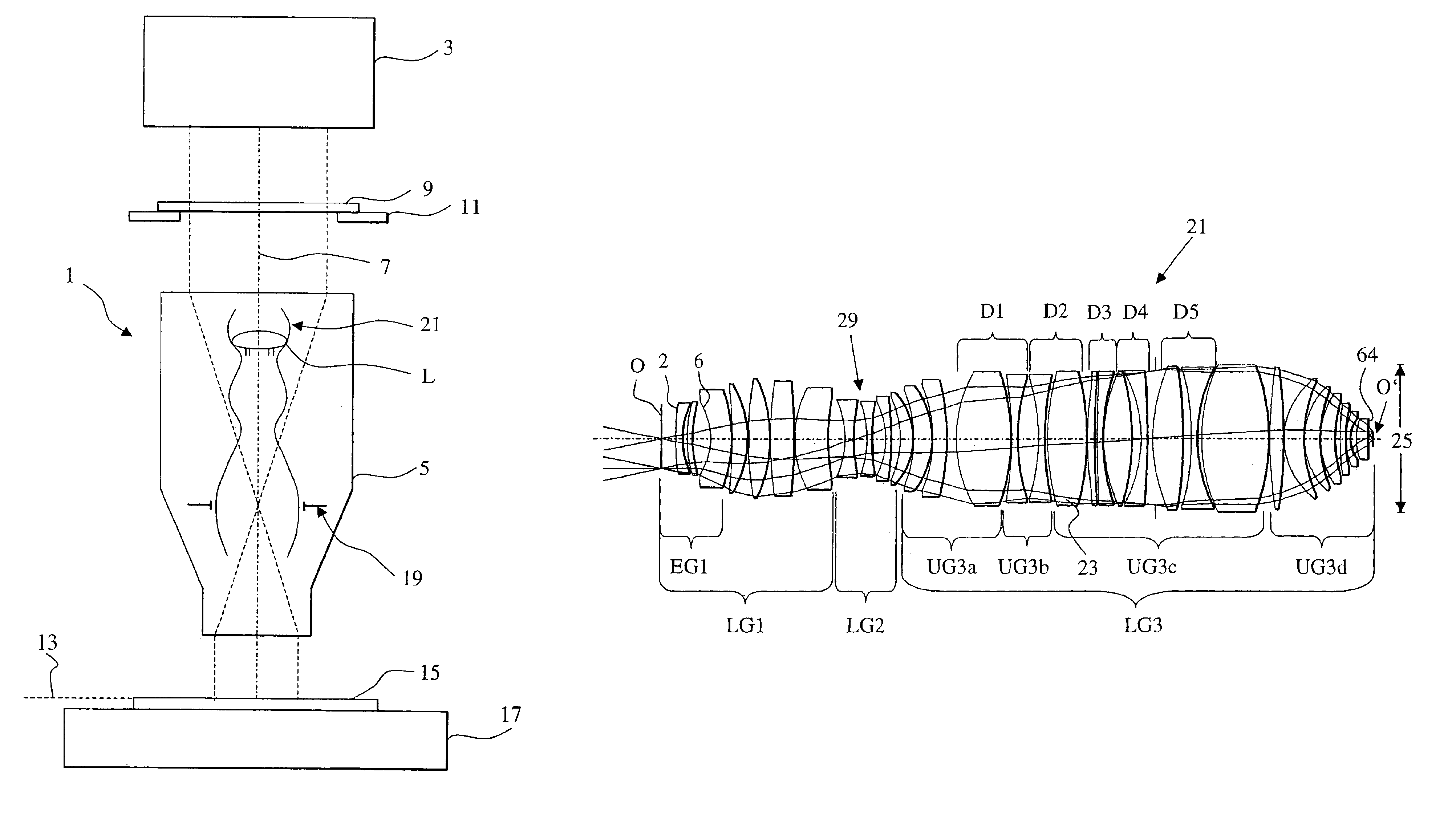 Refractive projection objective with a waist