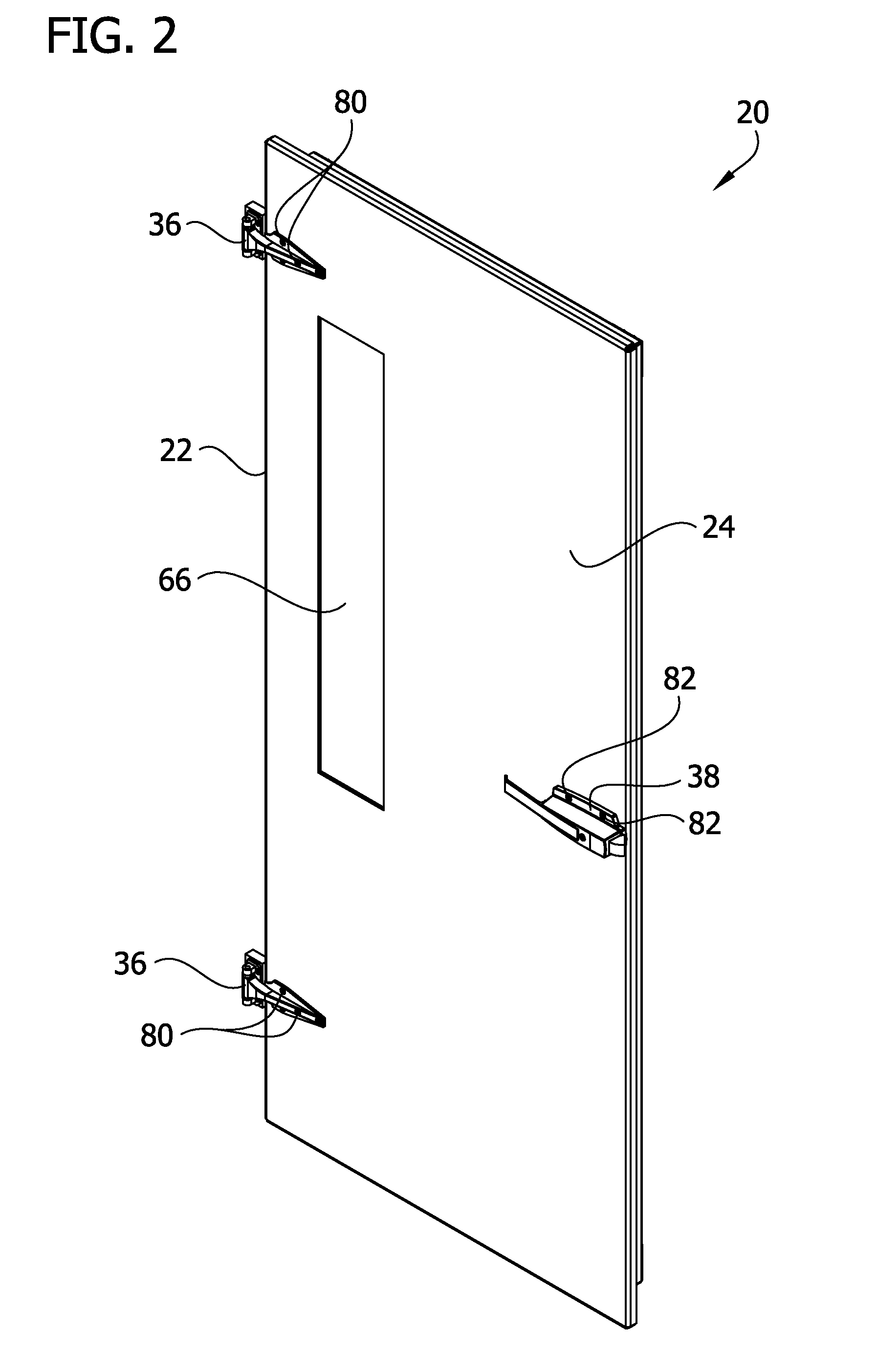 Acoustic module for enclosure panel