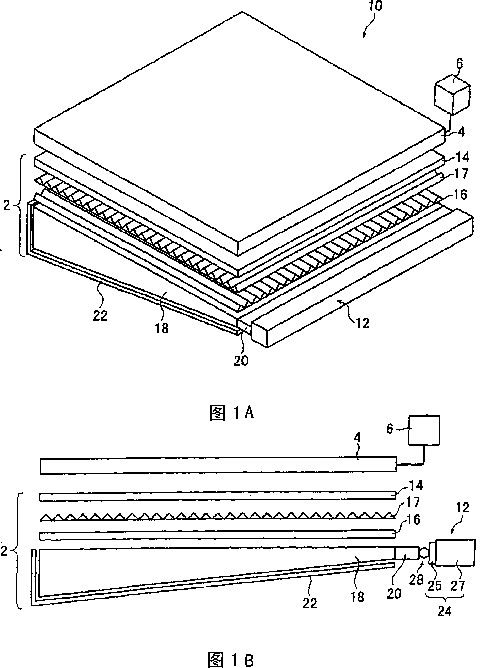 Planar illumination device